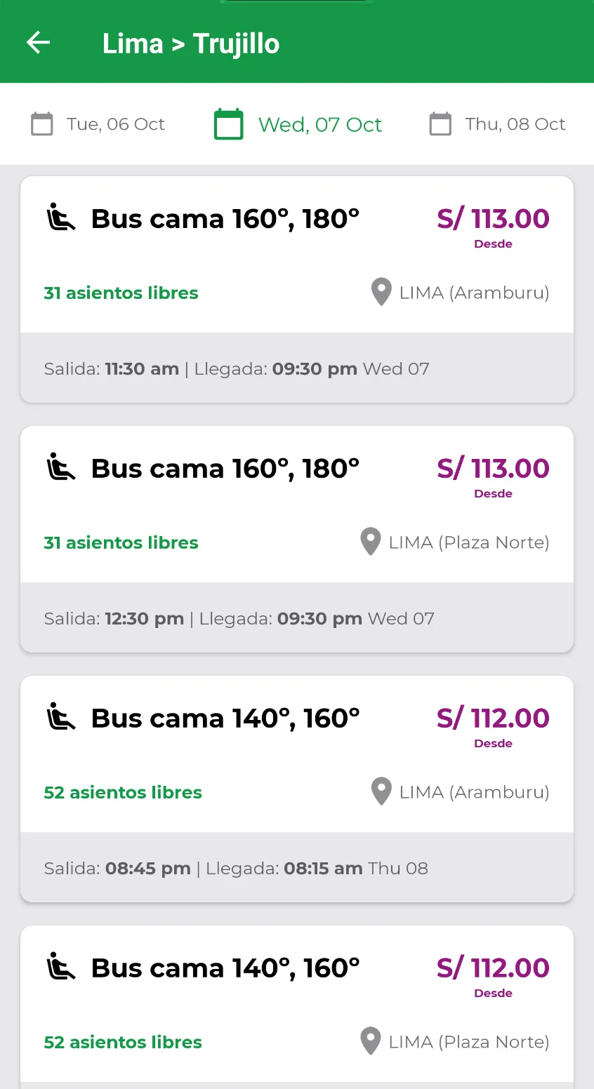 Oltursa Móvil - Pasajes de Bus | Indus Appstore | Screenshot