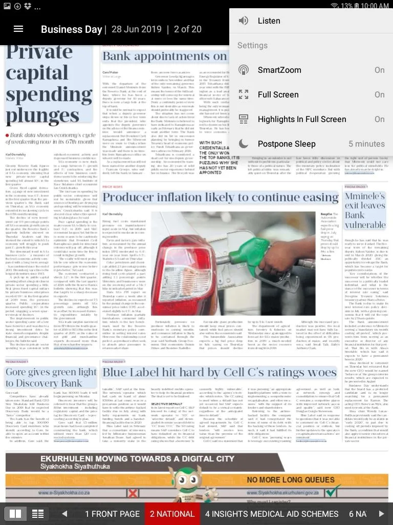 Business Day E-Edition | Indus Appstore | Screenshot