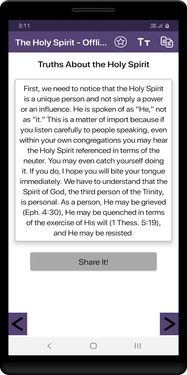 The Holy Spirit - Offline | Indus Appstore | Screenshot