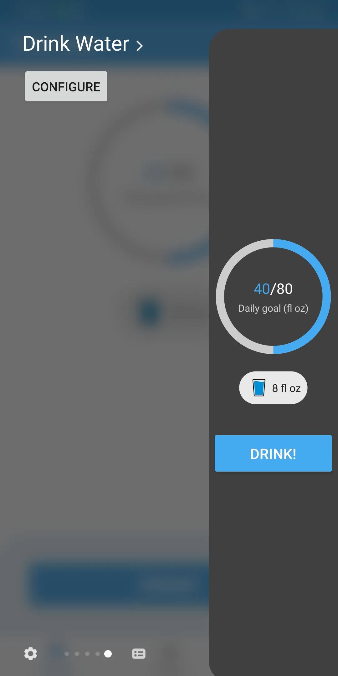 Drink Water: Reminder for Edge | Indus Appstore | Screenshot