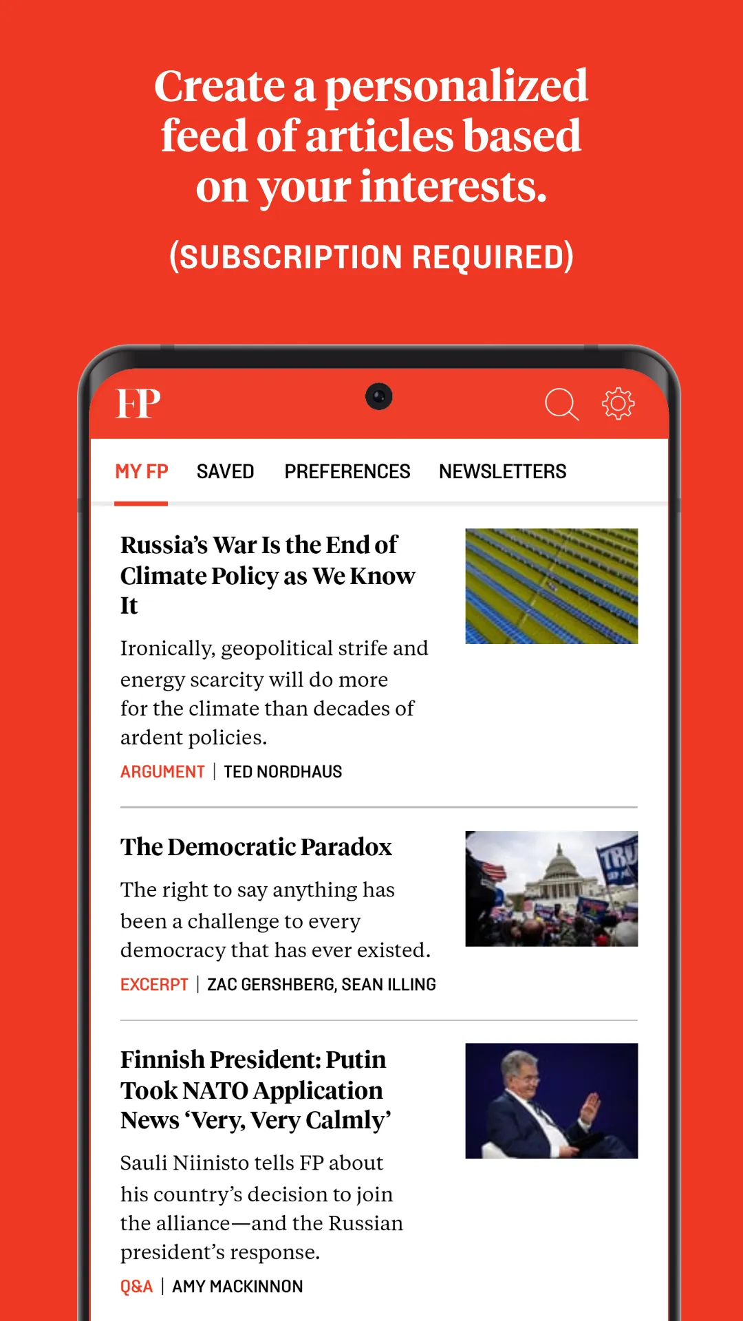 Foreign Policy | Indus Appstore | Screenshot