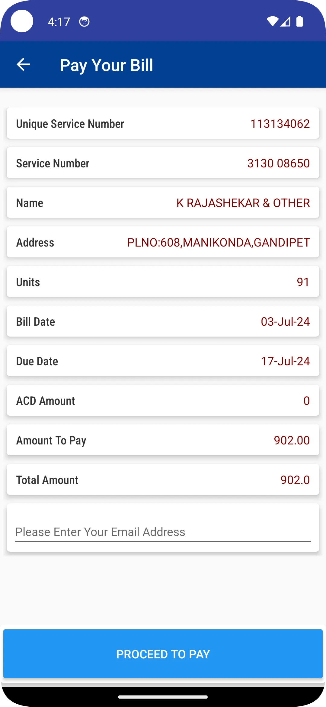 TGSPDCL Citizen App | Indus Appstore | Screenshot