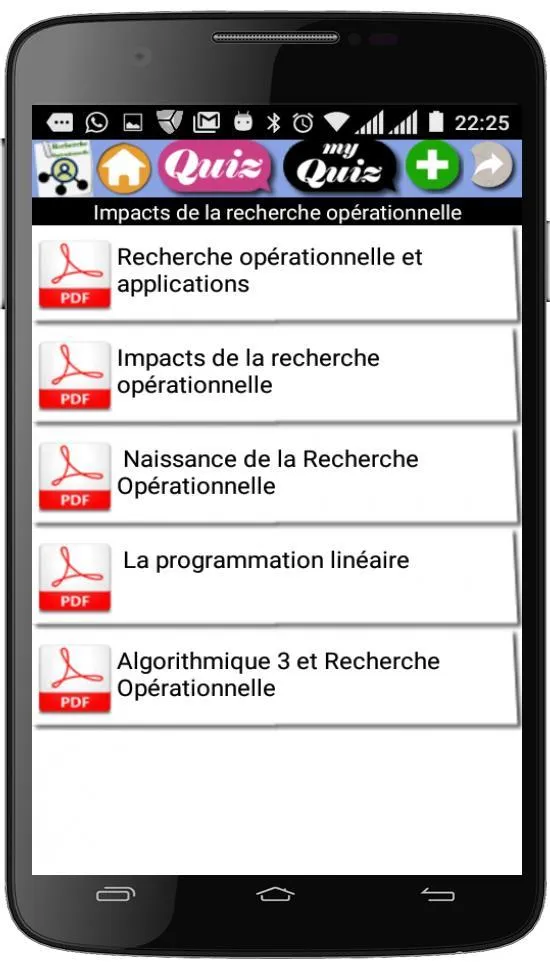 Cours Recherche opérationnelle | Indus Appstore | Screenshot