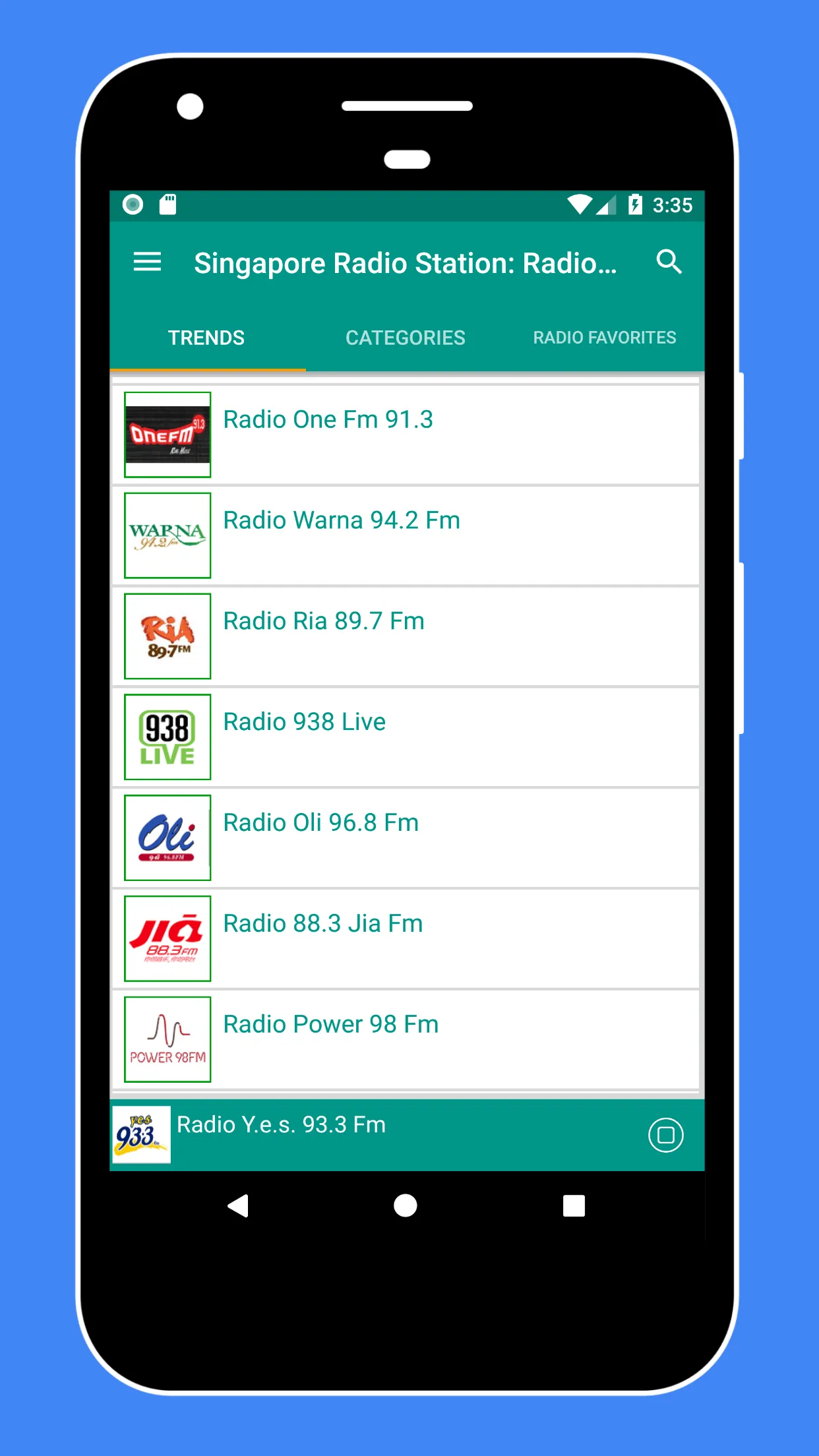 Radio Singapore - SG Radio FM | Indus Appstore | Screenshot