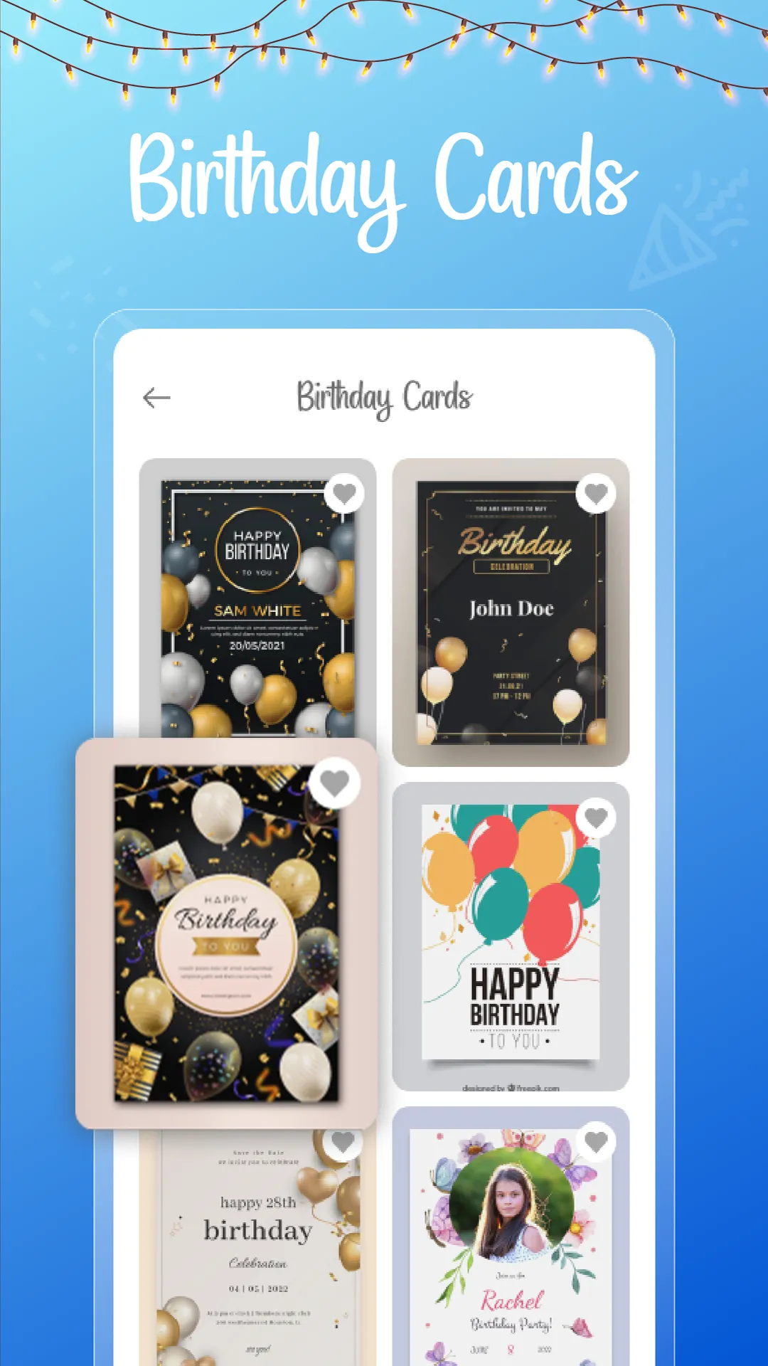 Stylish Invitation Card Maker | Indus Appstore | Screenshot