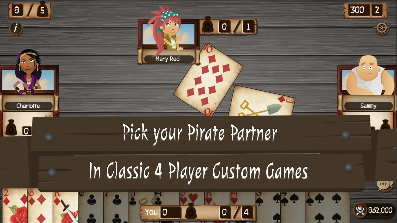 Spades Cutthroat Pirates | Indus Appstore | Screenshot