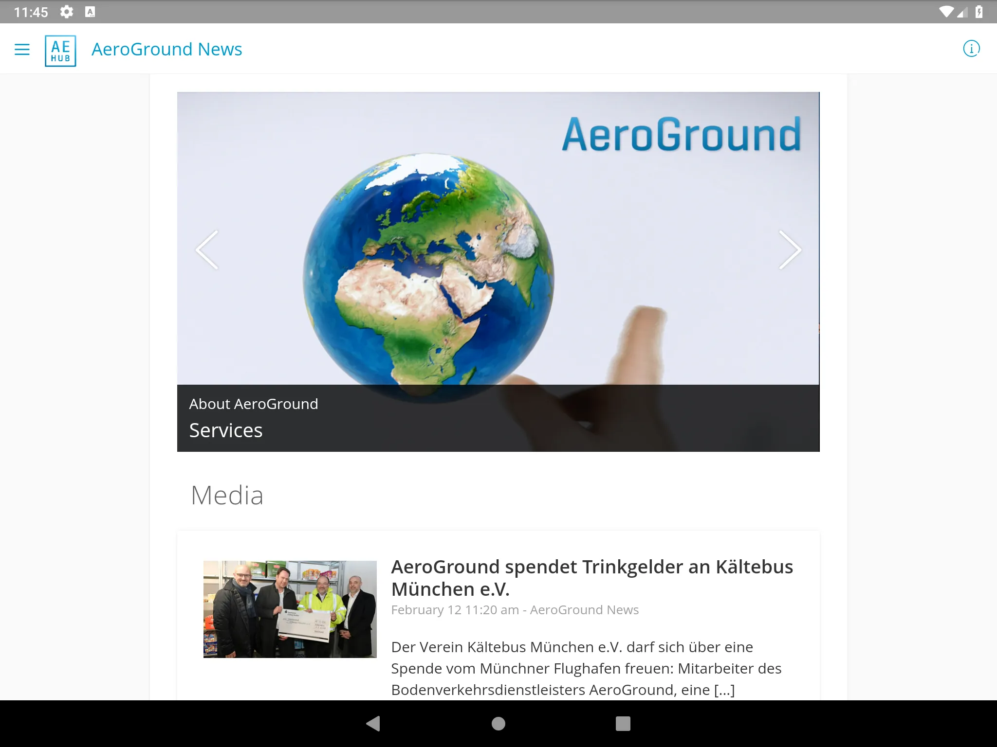 AE Hub - Die AeroGround App | Indus Appstore | Screenshot