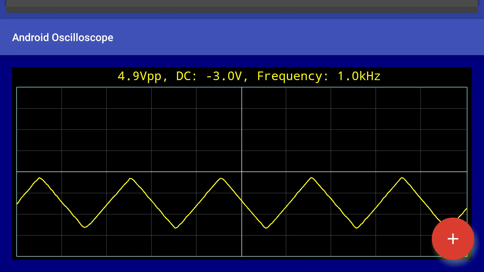 USB Accessory Oscilloscope | Indus Appstore | Screenshot