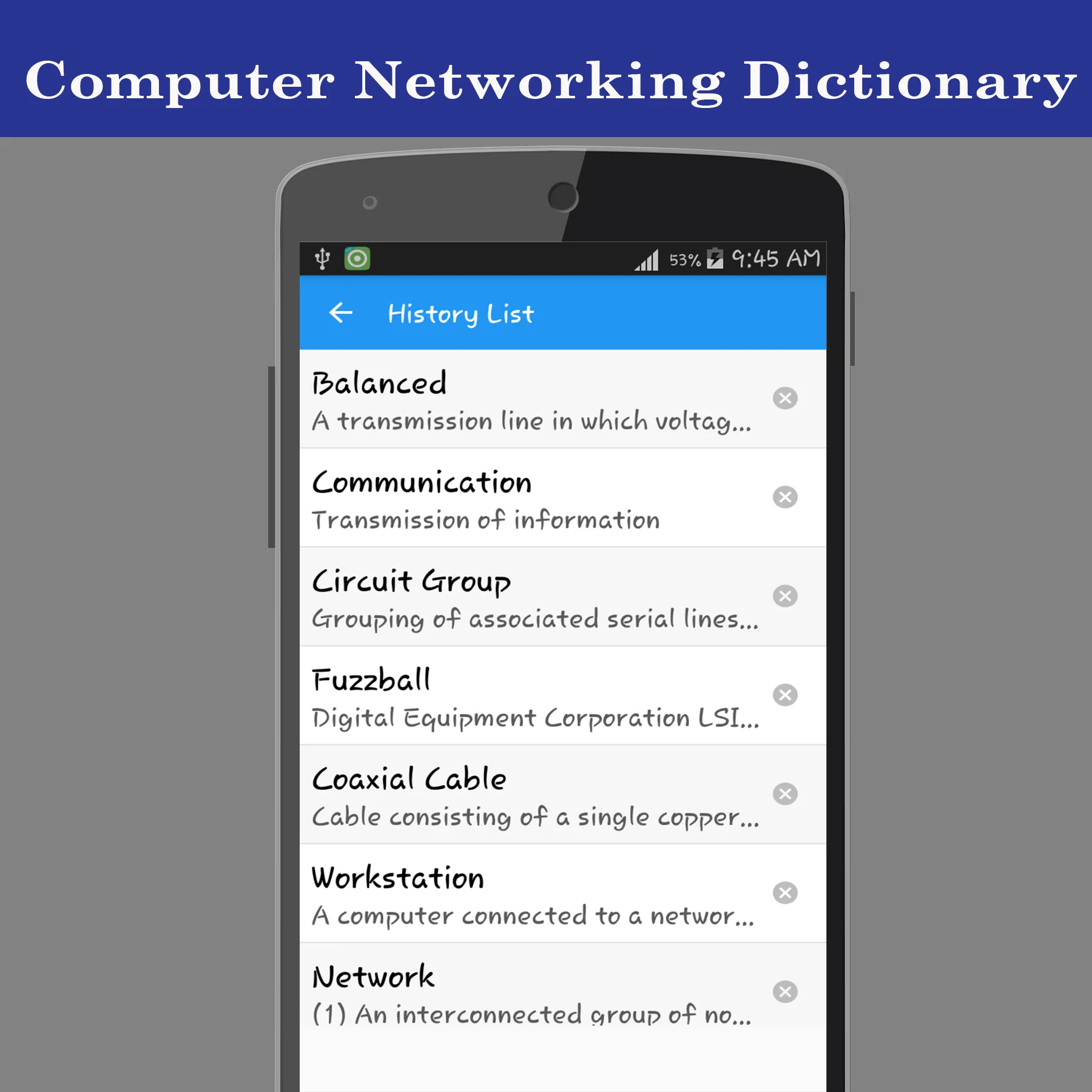 Computer Networking Dictionary | Indus Appstore | Screenshot