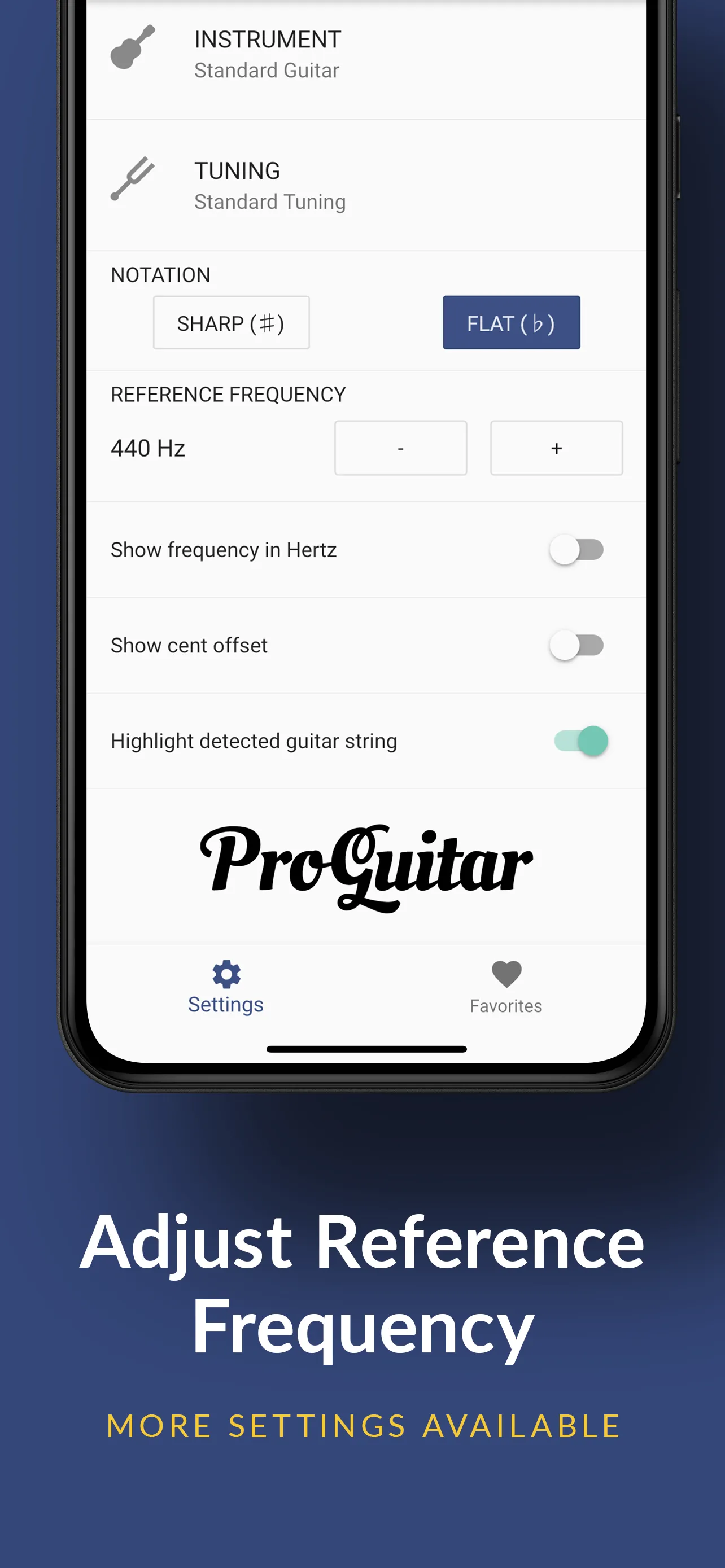 Pro Guitar Tuner | Indus Appstore | Screenshot