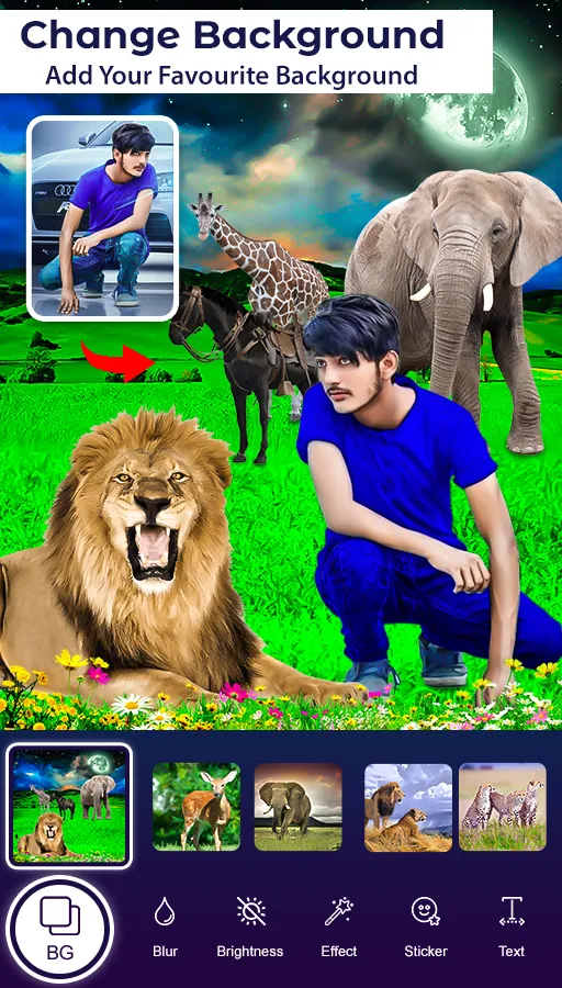 Animal photo Editor | Indus Appstore | Screenshot