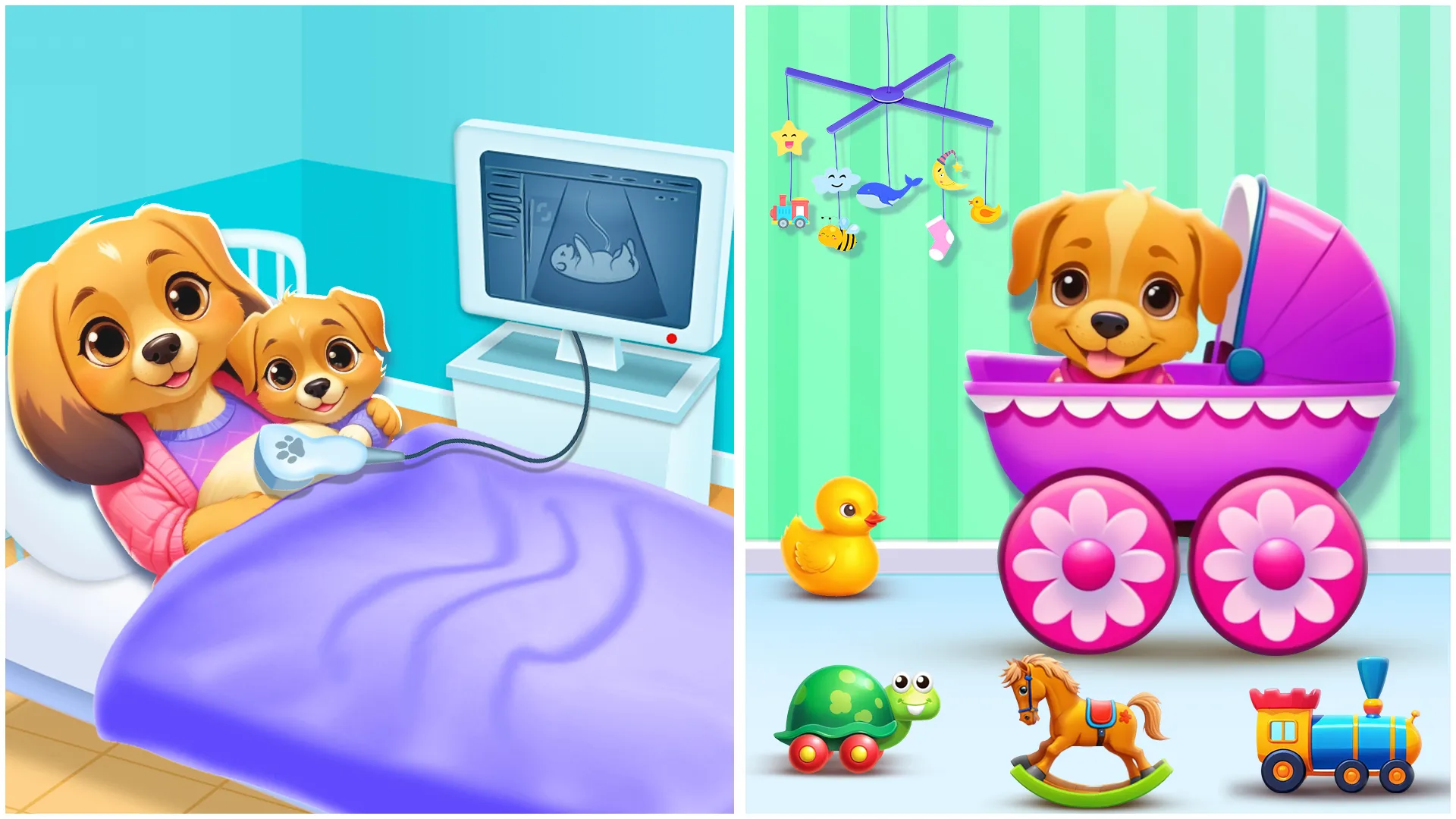 newborn babyshower - dog game | Indus Appstore | Screenshot