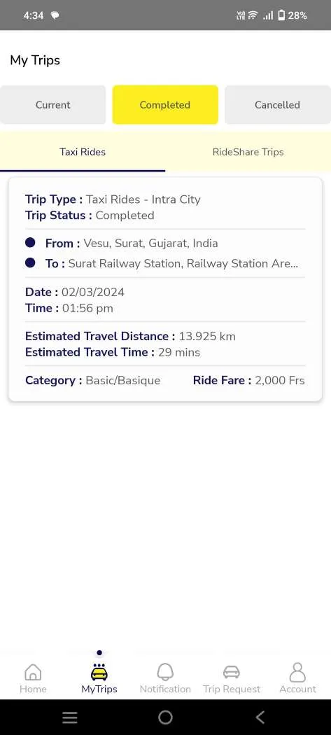 FlexRide Passenger | Indus Appstore | Screenshot