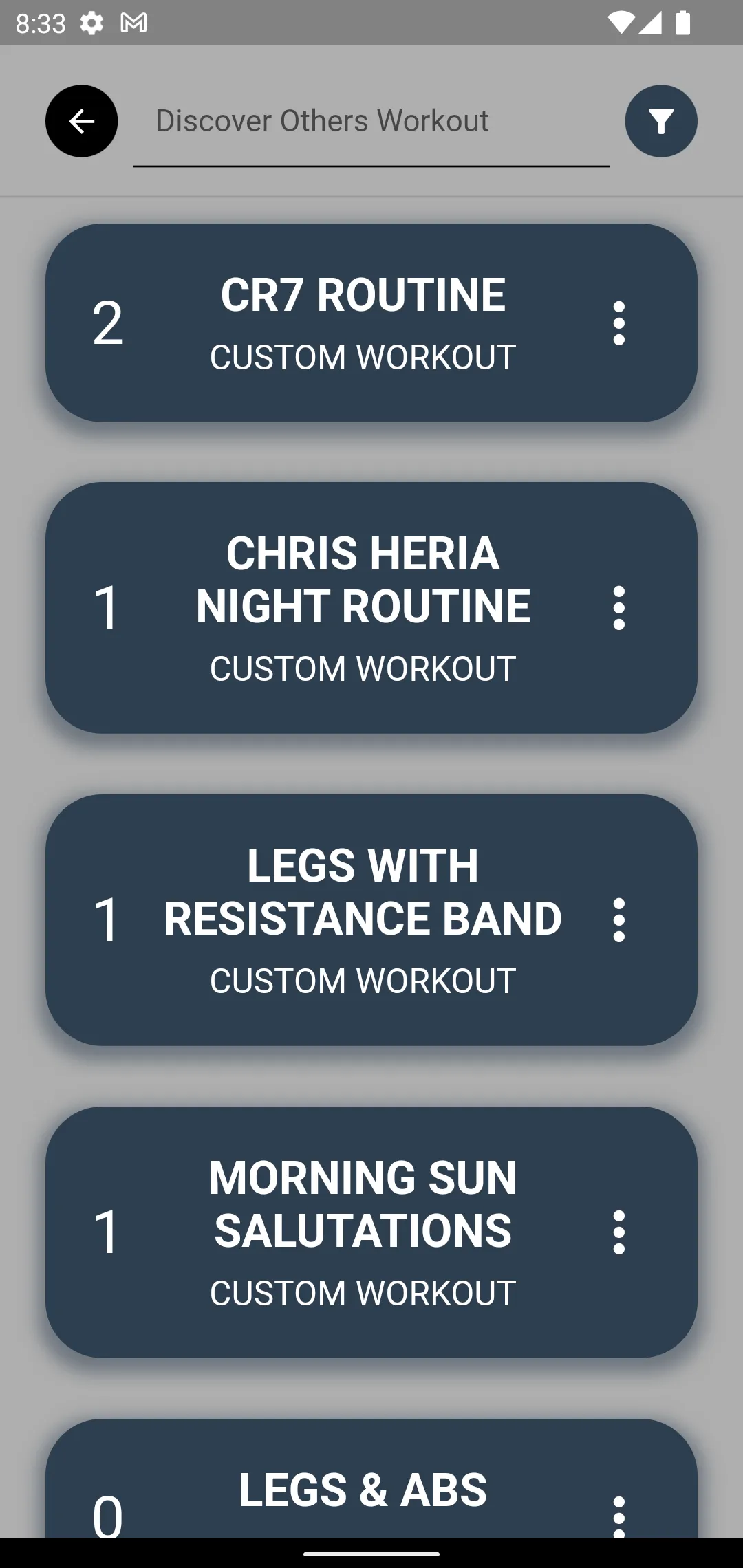 Custom Workout with Journal | Indus Appstore | Screenshot