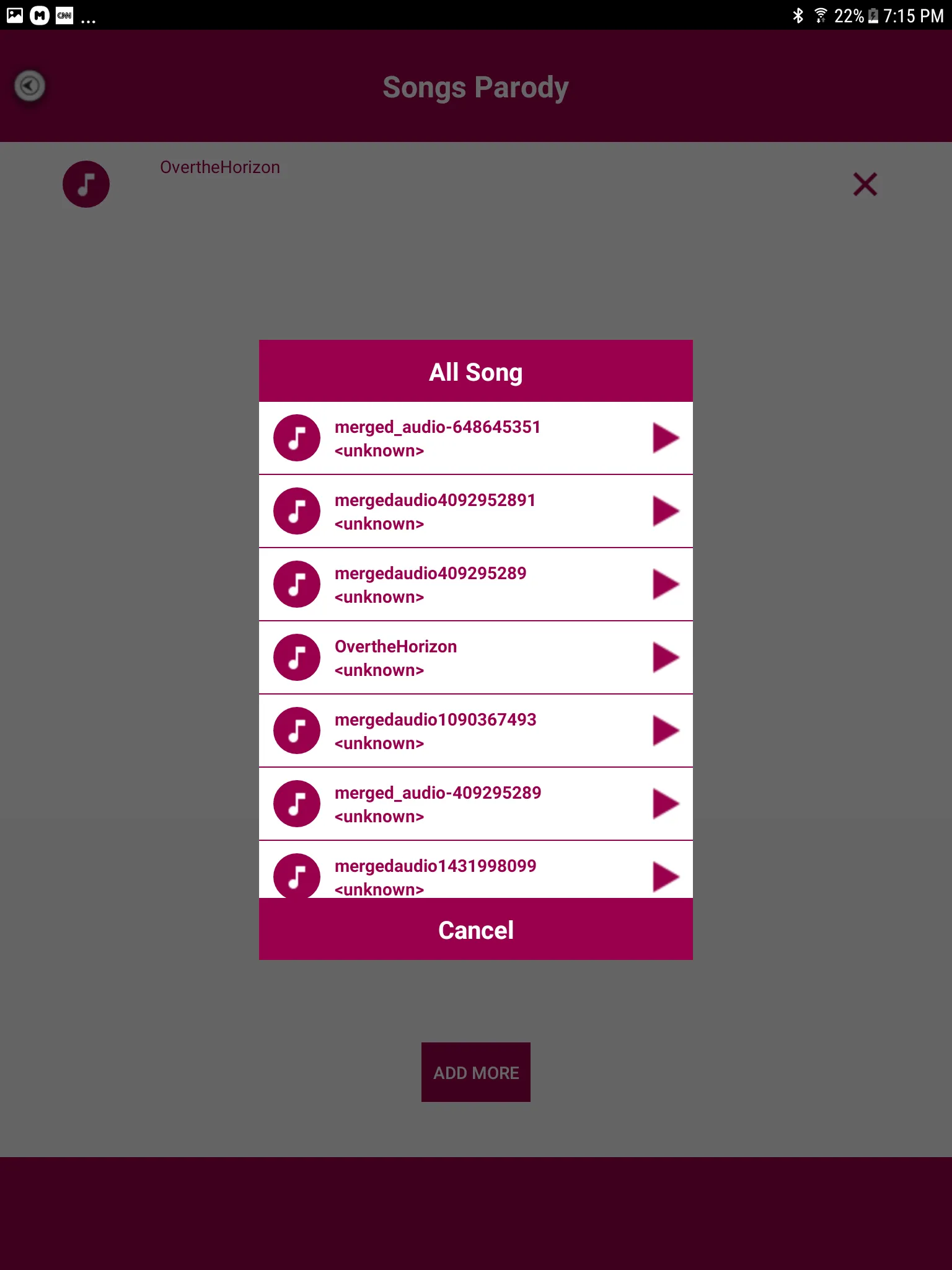 Songs Parody | Indus Appstore | Screenshot
