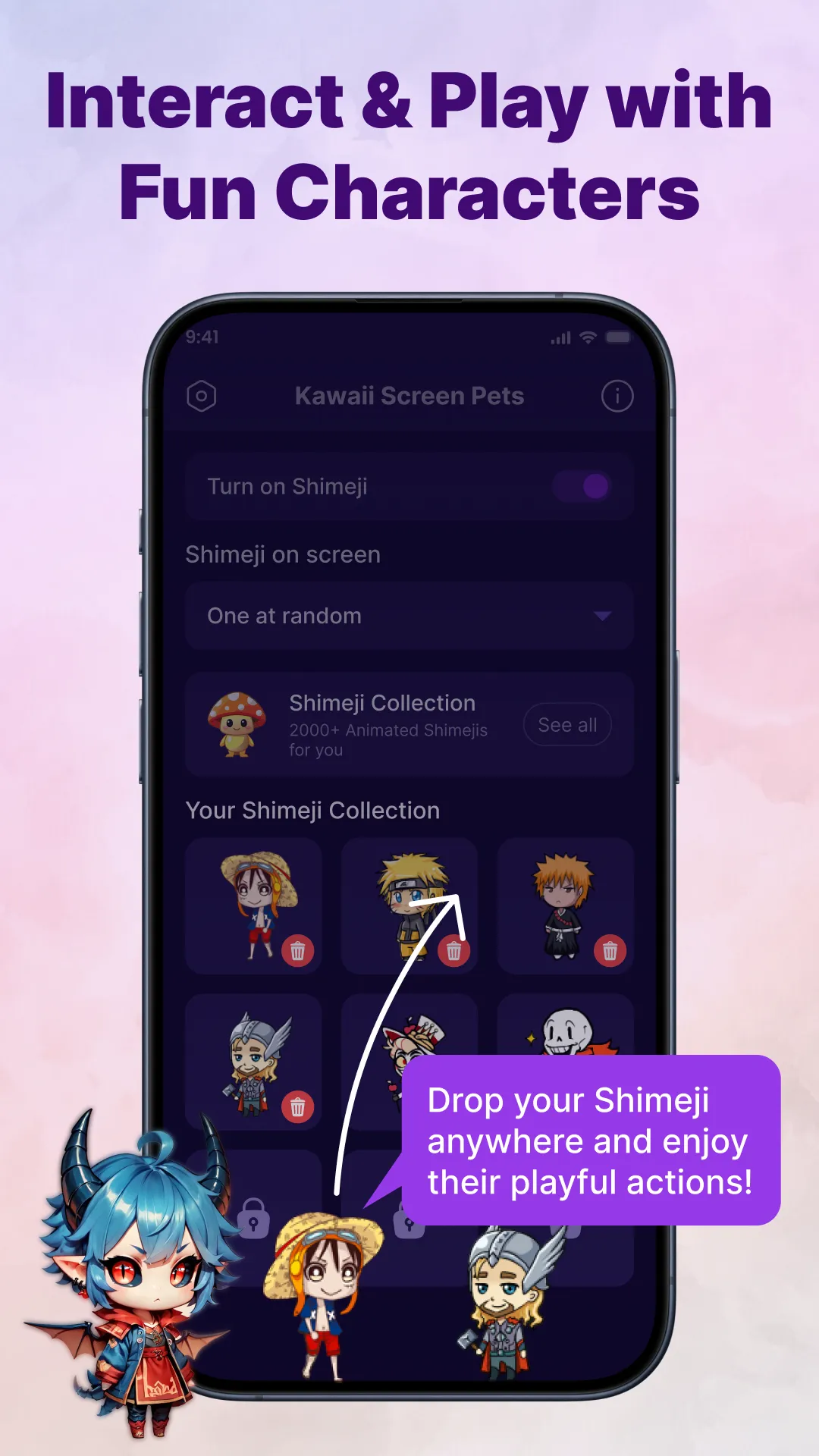 Kawaii Shimeji Screen Pet | Indus Appstore | Screenshot