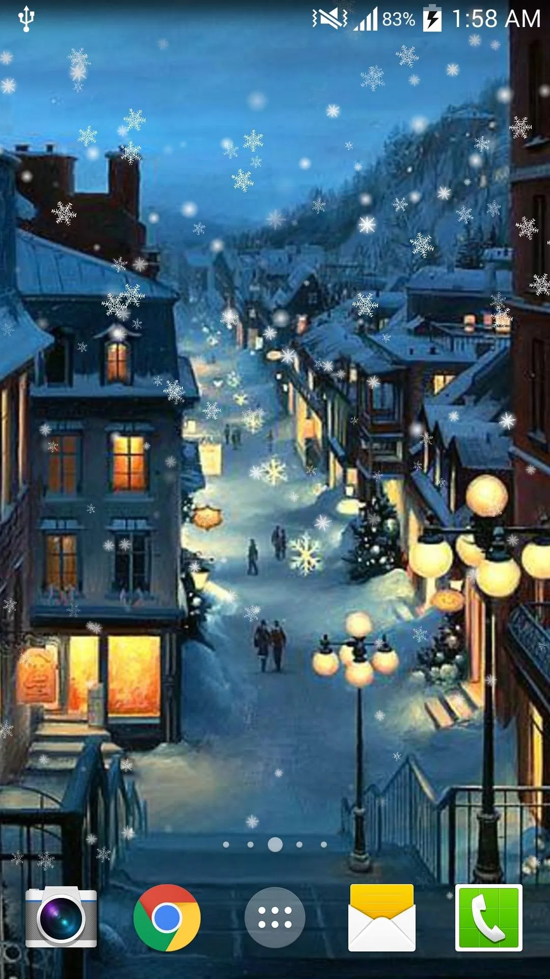 Christmas Night Live Wallpaper | Indus Appstore | Screenshot