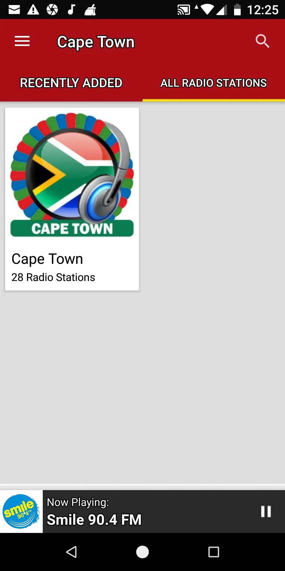 Cape Town Radio Stations | Indus Appstore | Screenshot