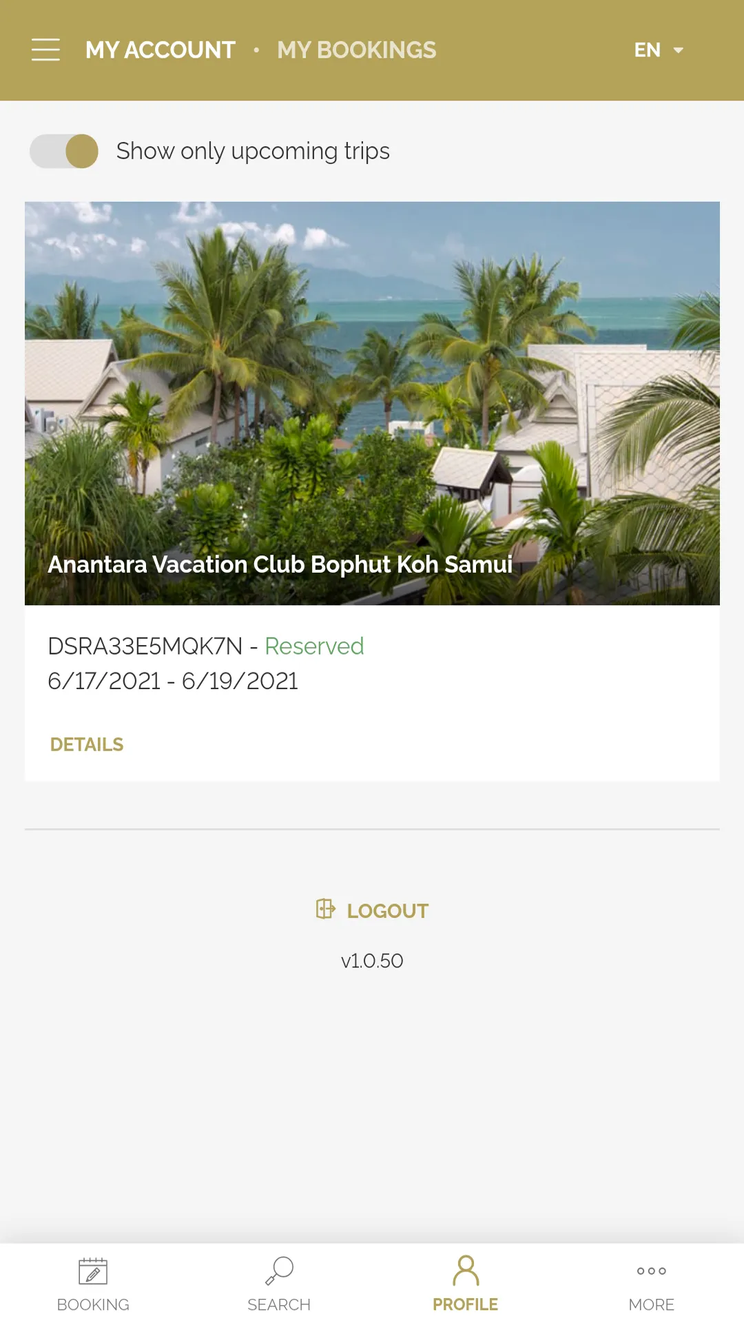 Anantara Vacation Club | Indus Appstore | Screenshot