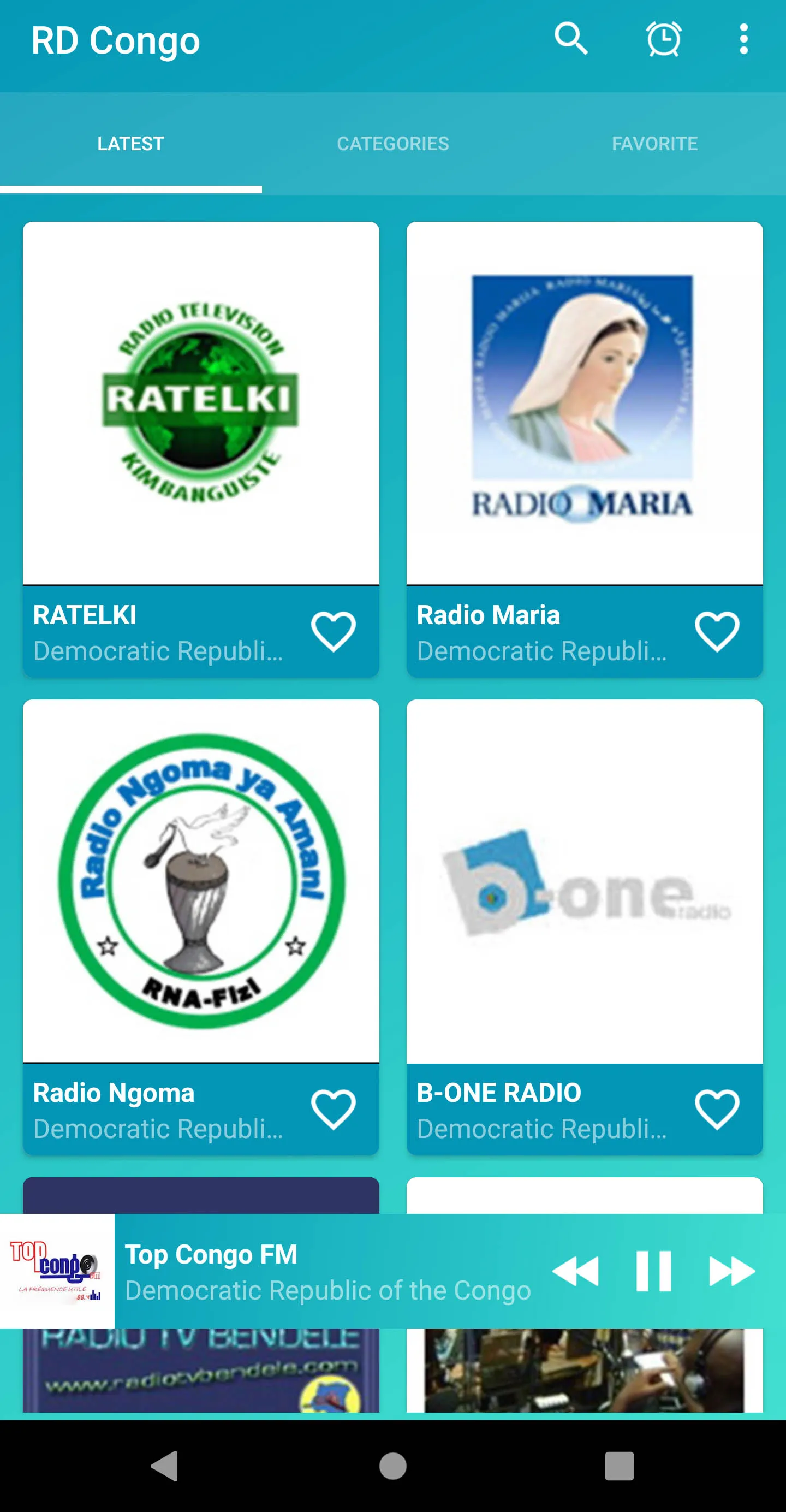 RD Congo radios online | Indus Appstore | Screenshot