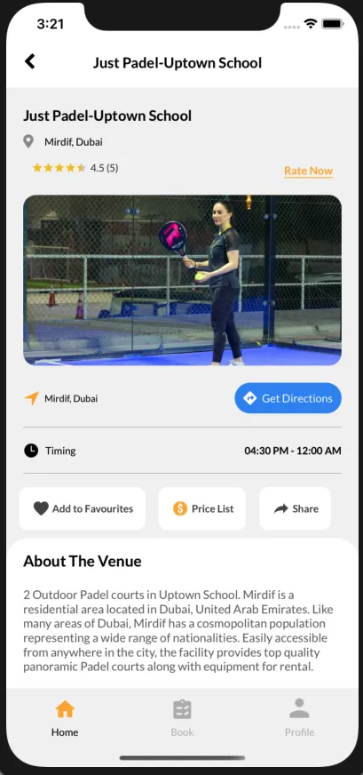 Just Padel - Courts of Choice | Indus Appstore | Screenshot