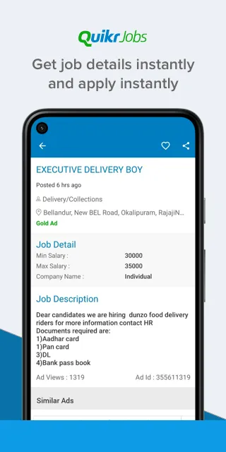 Quikr Jobs Search & Career App | Indus Appstore | Screenshot