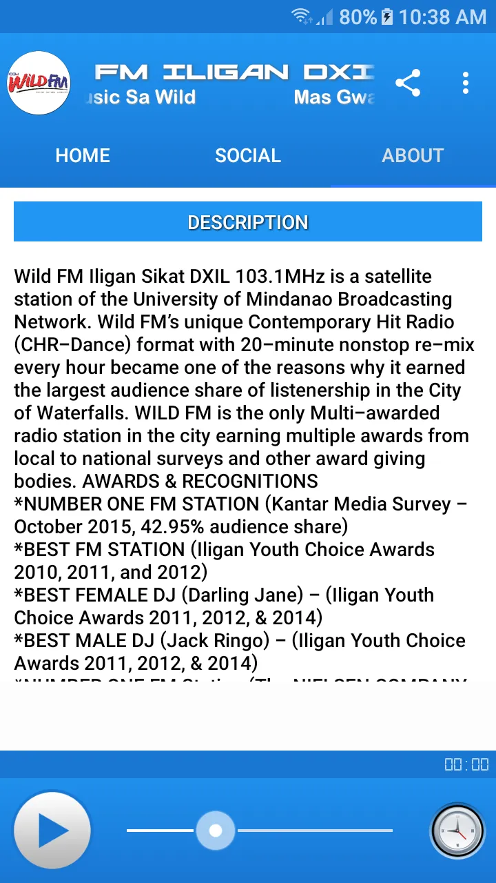 Wild FM Iligan 103.1 | Indus Appstore | Screenshot