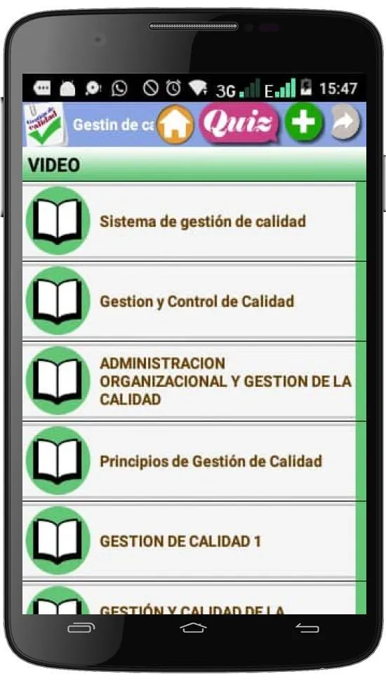 GESTIÓN DE CALIDAD | Indus Appstore | Screenshot