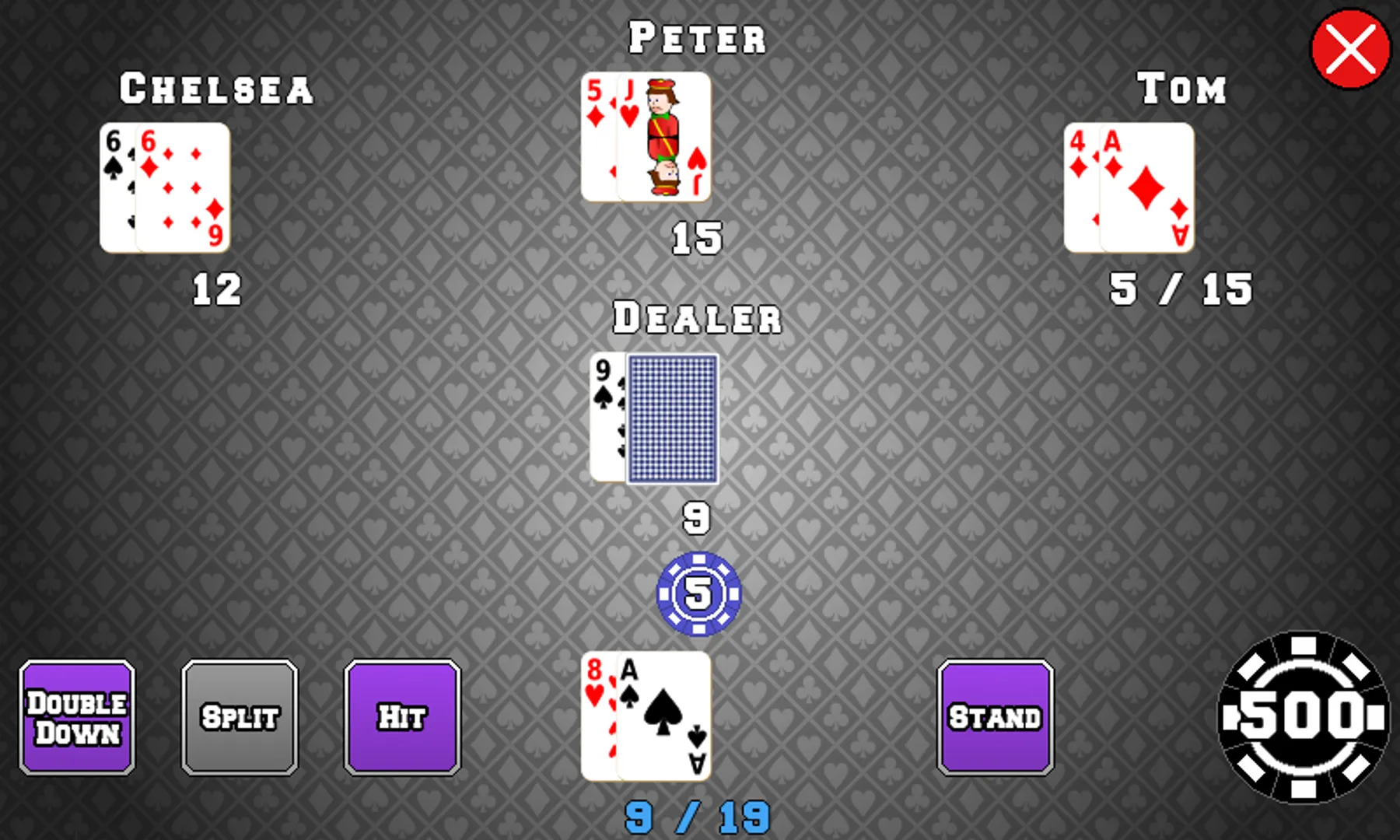 Blackjack Mulitplayer | Indus Appstore | Screenshot