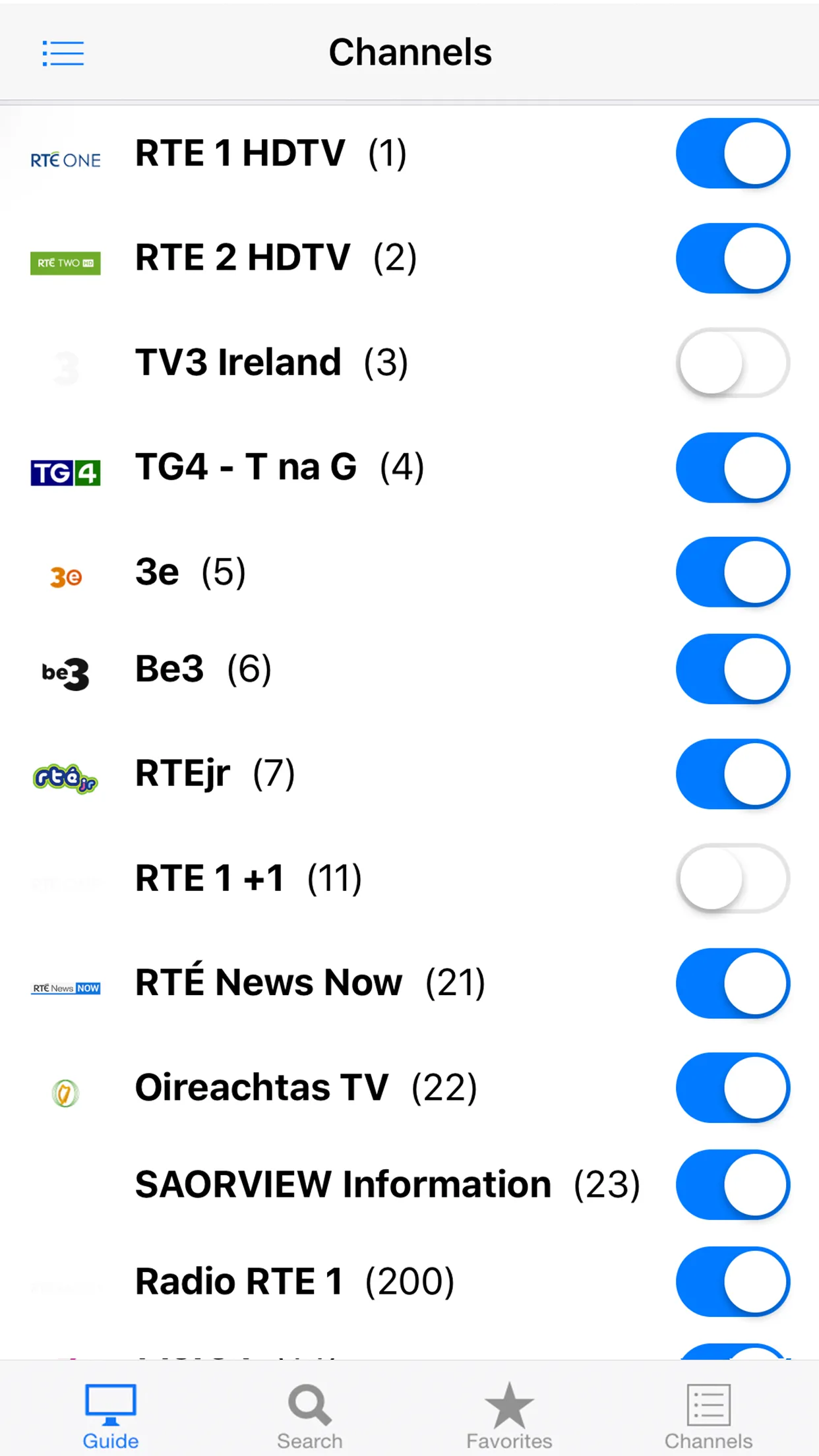 TV Guide Ireland | Indus Appstore | Screenshot