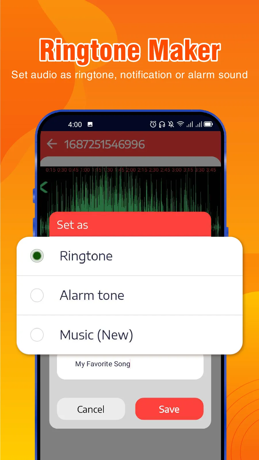 Audio Editor: Ringtone Maker | Indus Appstore | Screenshot