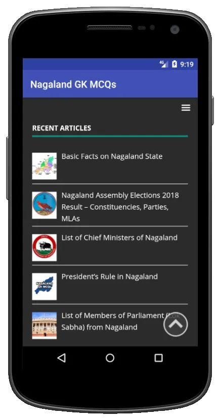 Nagaland GK MCQs | Indus Appstore | Screenshot