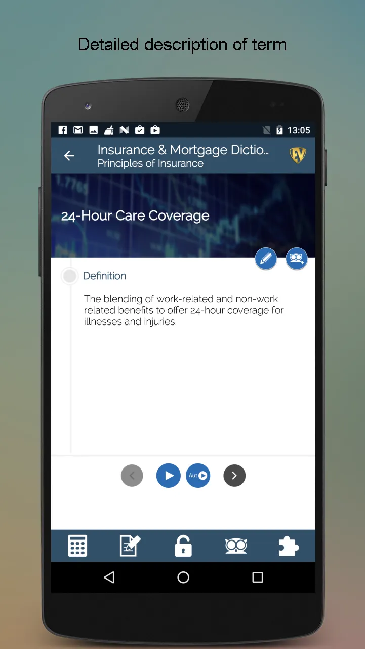 Insurance, Mortgage Dictionary | Indus Appstore | Screenshot