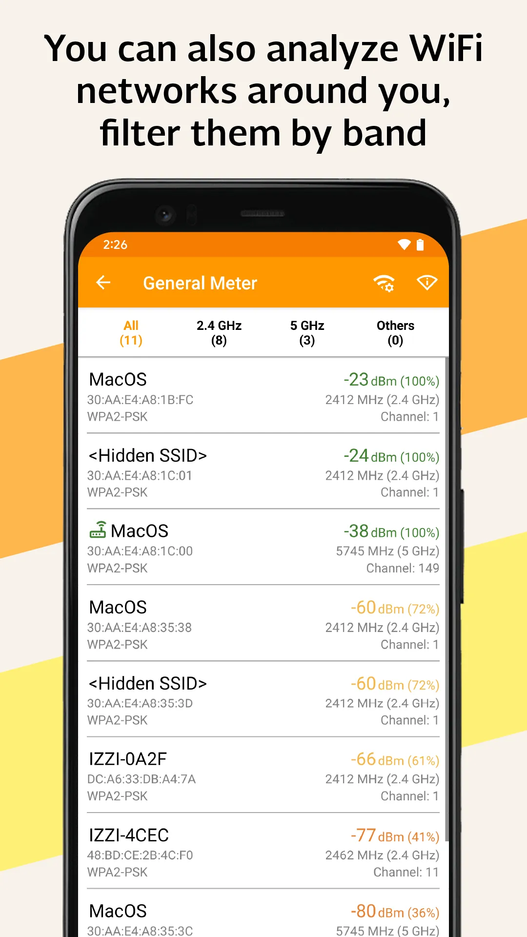 WiFi Signal Strength Meter | Indus Appstore | Screenshot