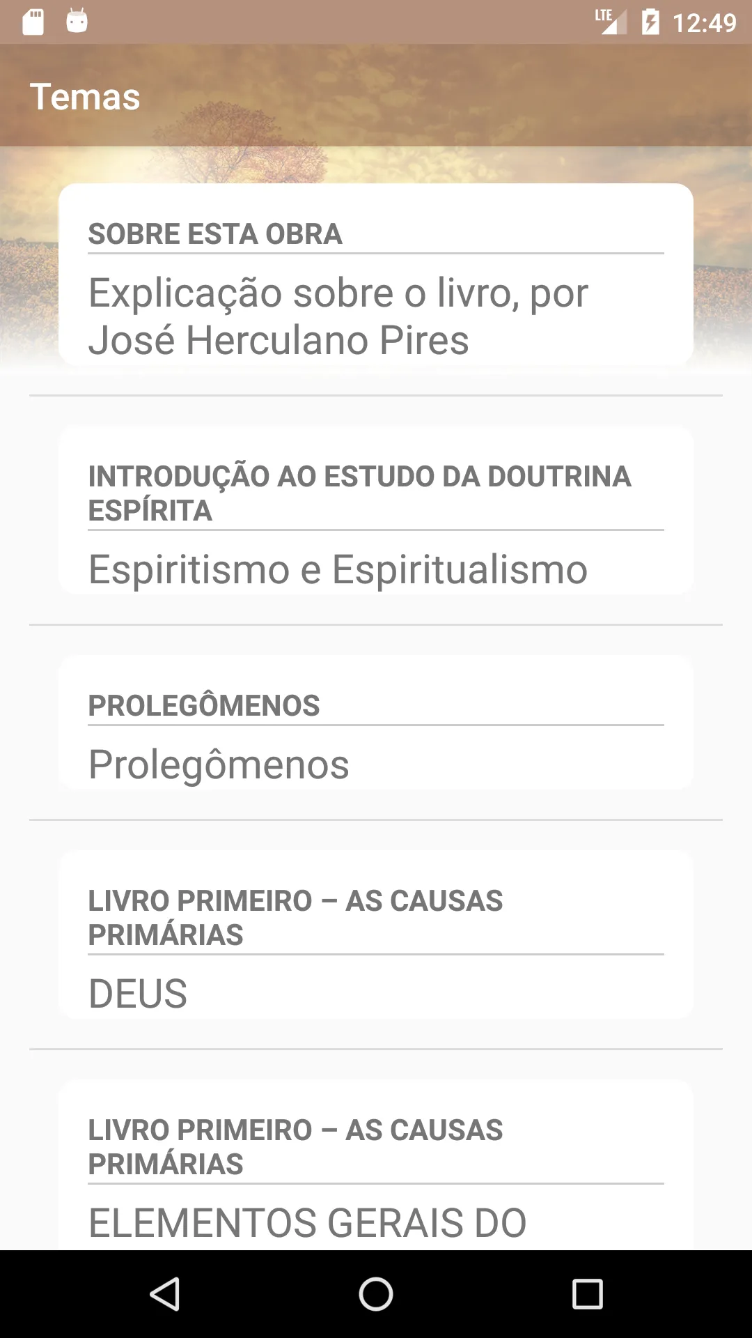 O Livro dos Espíritos | Indus Appstore | Screenshot