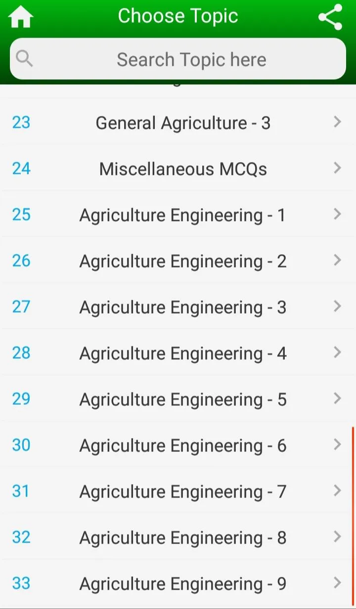 Agriculture Solved MCQs | Indus Appstore | Screenshot