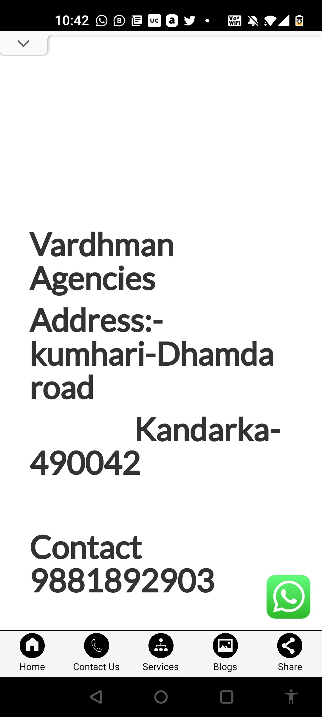 VARDHMAN AGENCIES | Indus Appstore | Screenshot