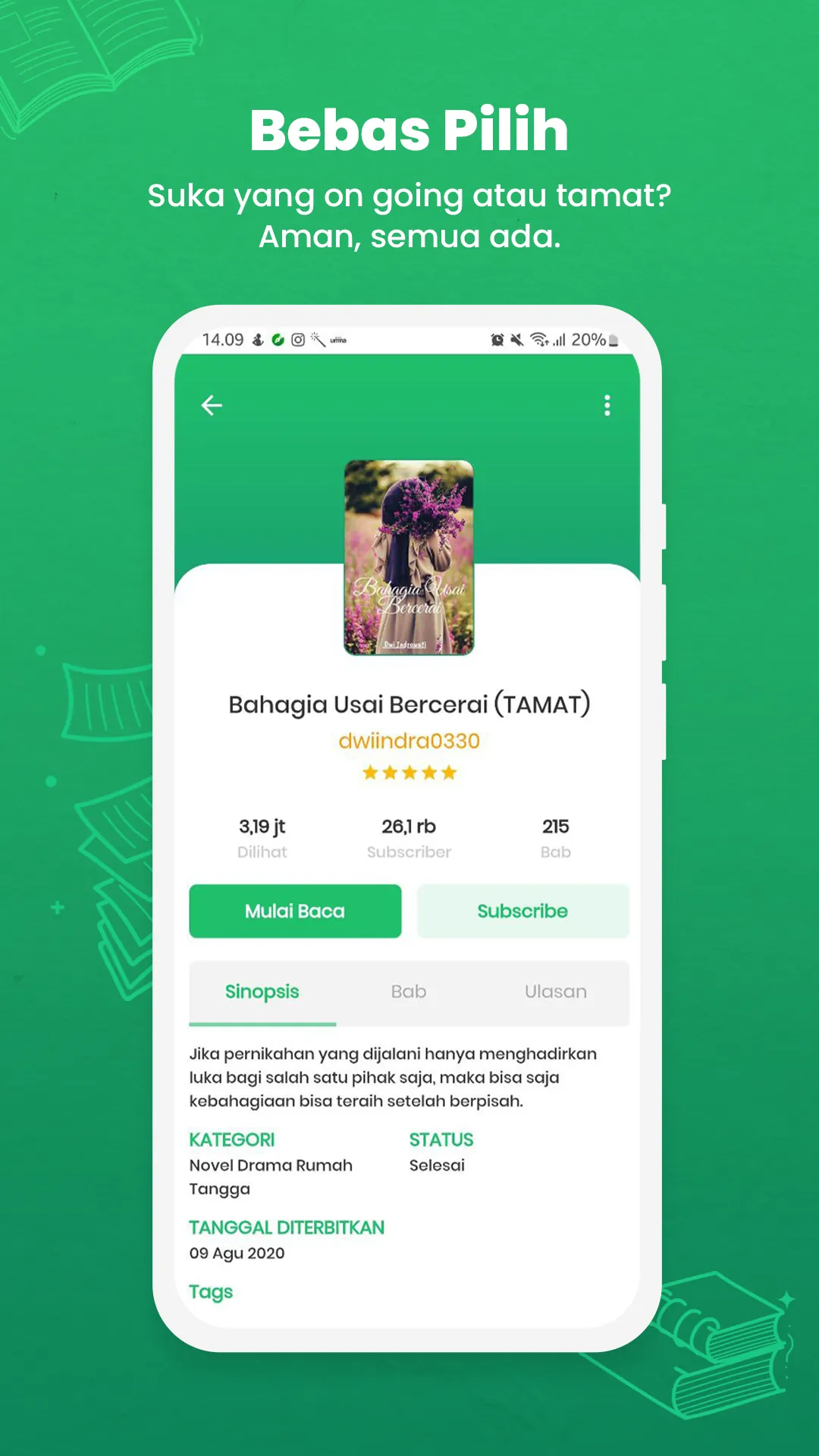 KBM App - Baca Novel dan Buku | Indus Appstore | Screenshot