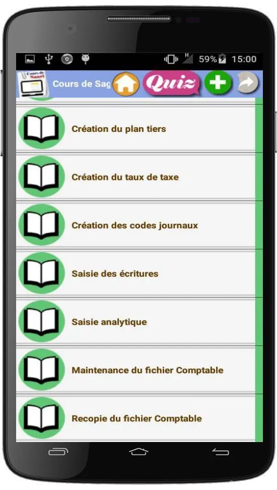 Cours de Sage Saari | Indus Appstore | Screenshot