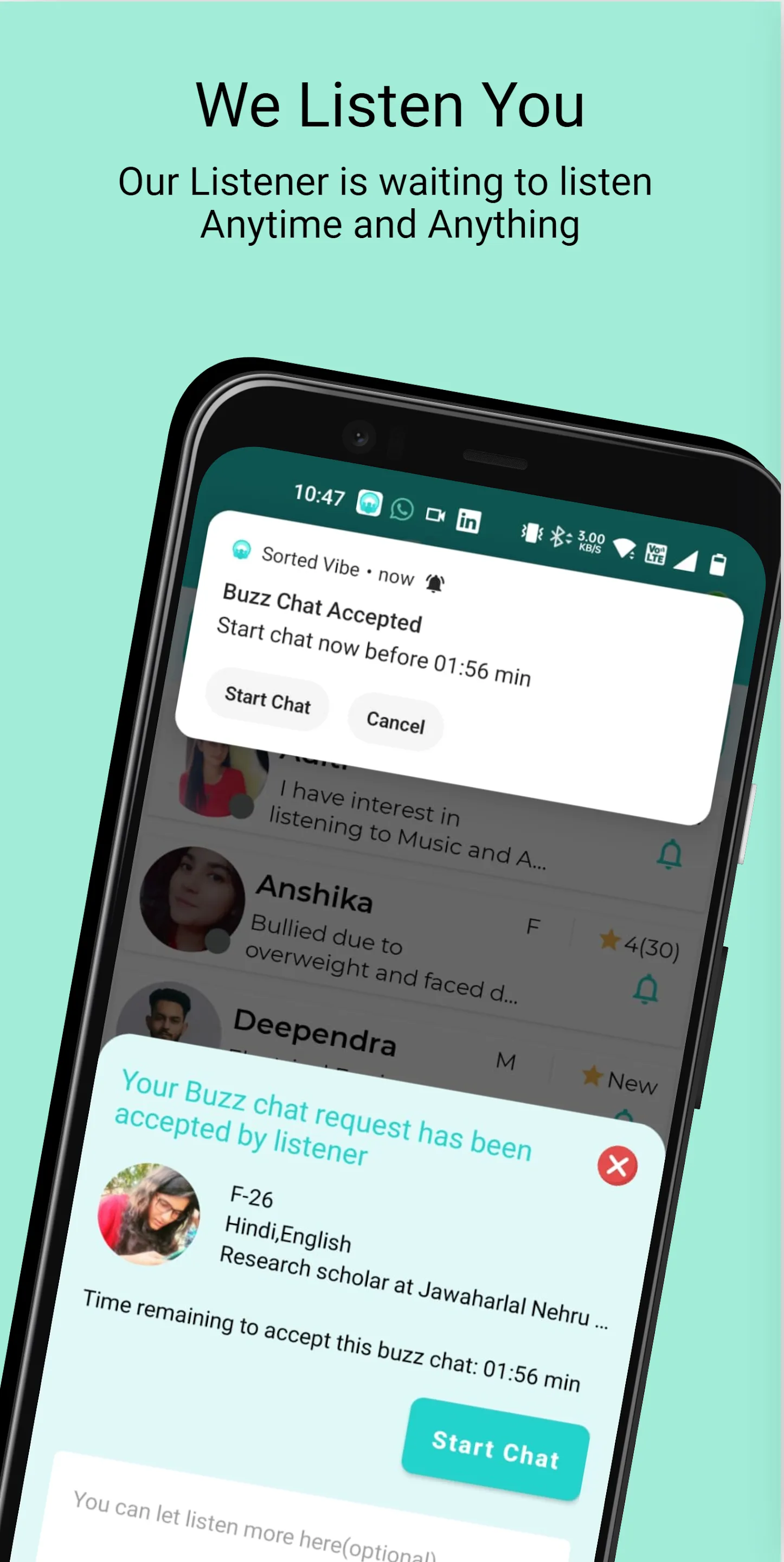 Sorted Vibe -Solve Life Issues | Indus Appstore | Screenshot