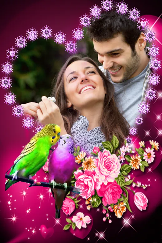 Parrot photo frame | Indus Appstore | Screenshot