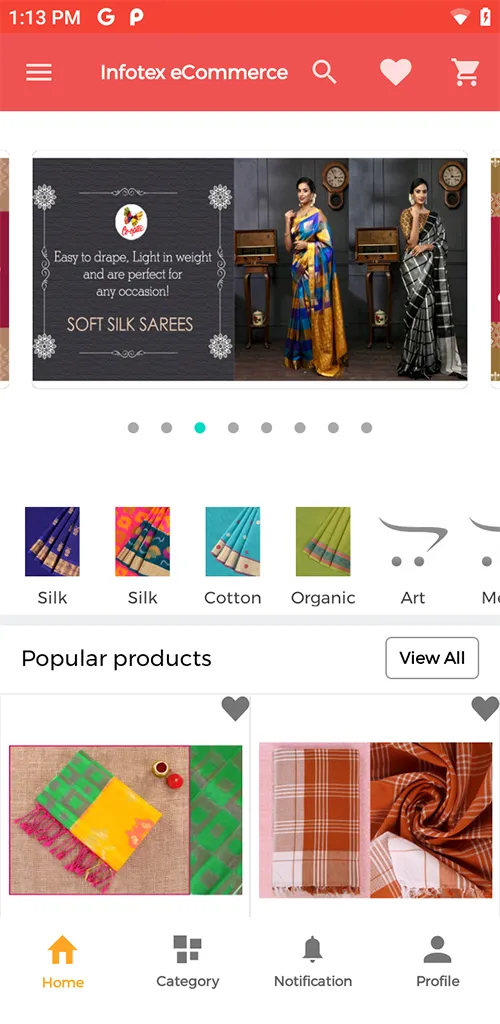 Co-optex Online Shopping App | Indus Appstore | Screenshot