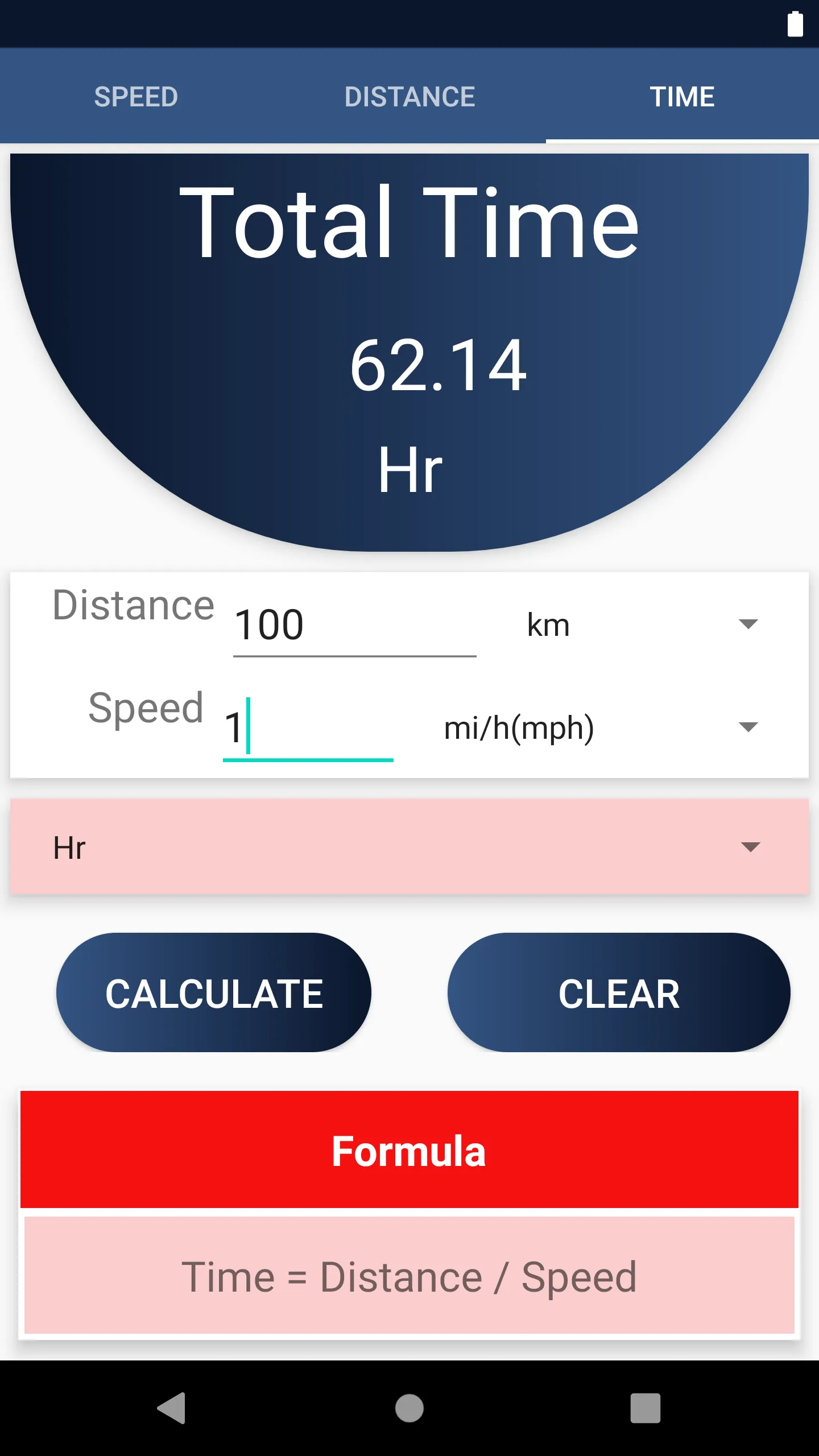 Speed Distance Time Calculator | Indus Appstore | Screenshot