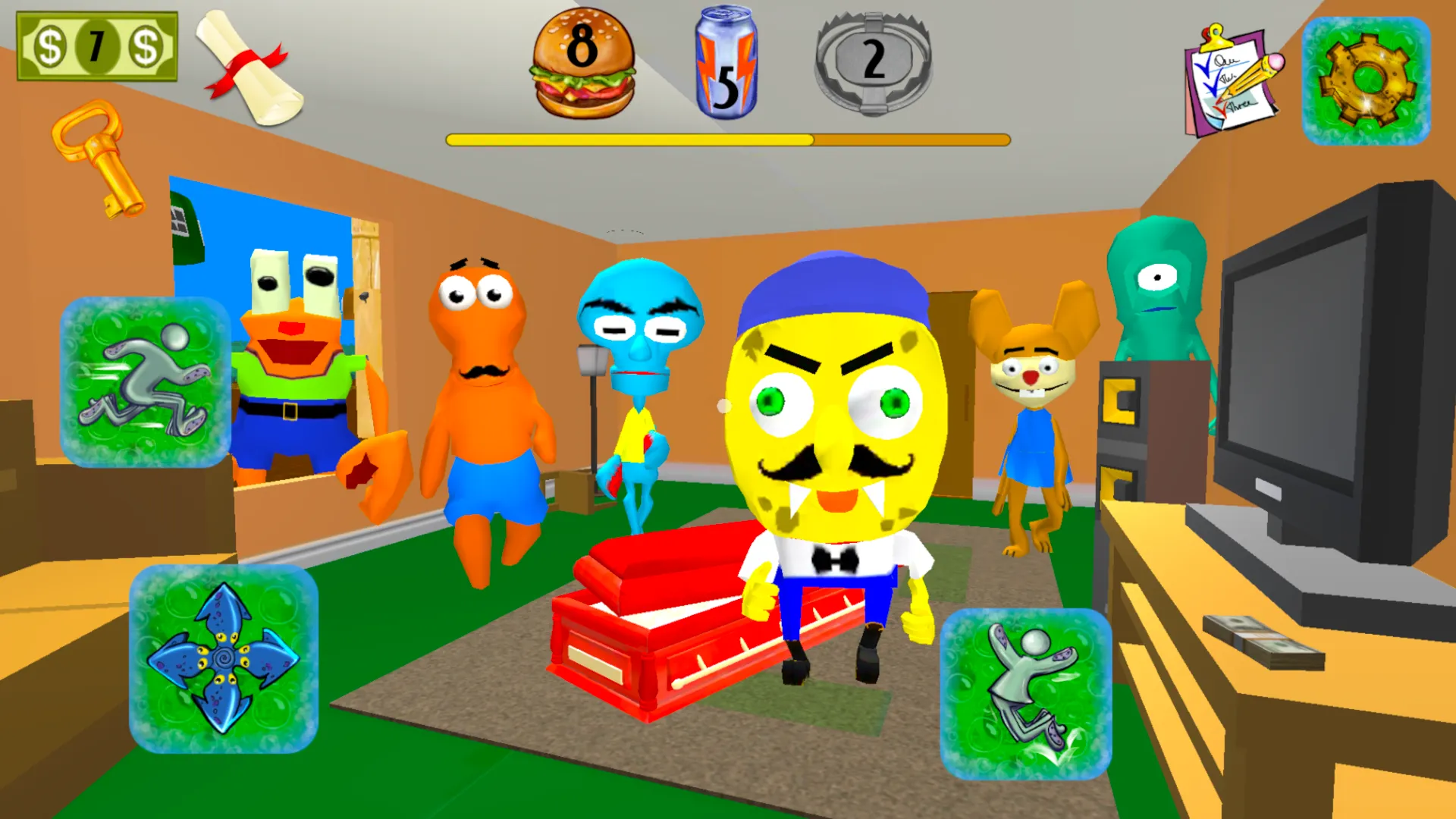 Sponge Neighbor Escape 3D | Indus Appstore | Screenshot