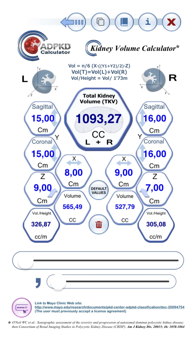 ADPKD Calculator | Indus Appstore | Screenshot