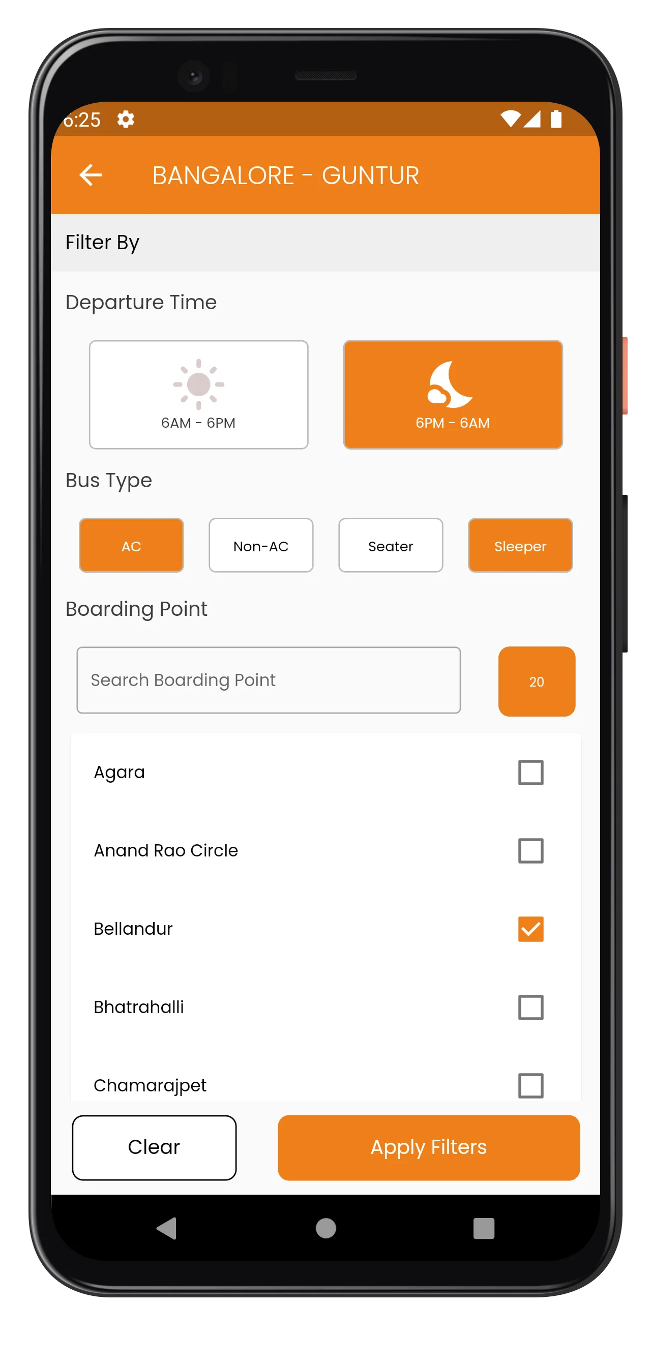 Rajesh Transports -Bus Tickets | Indus Appstore | Screenshot