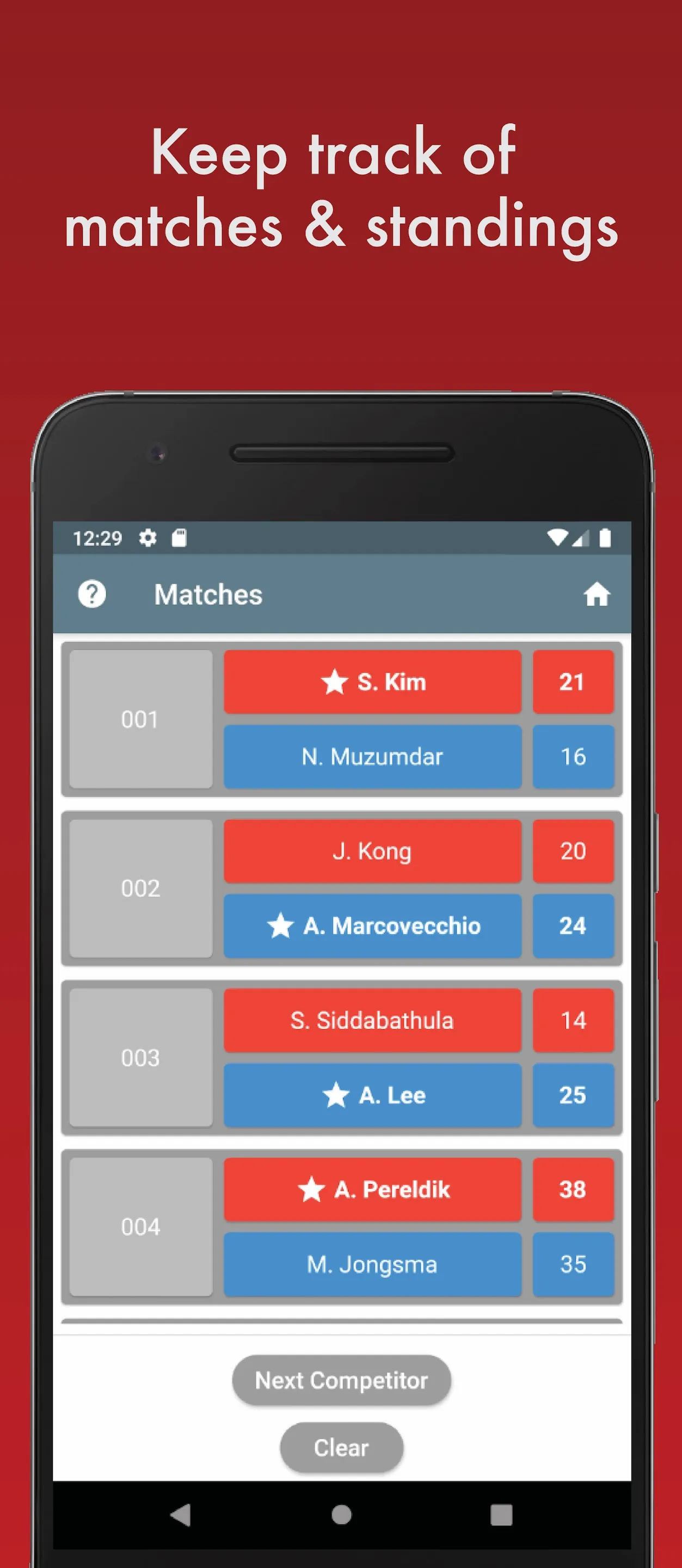 Total TKD Scorer | Indus Appstore | Screenshot