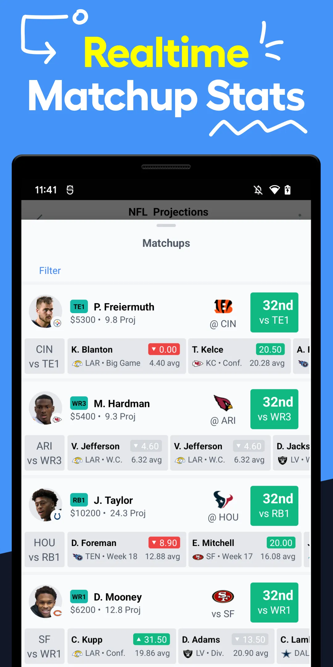 LineStar for FanDuel | Indus Appstore | Screenshot