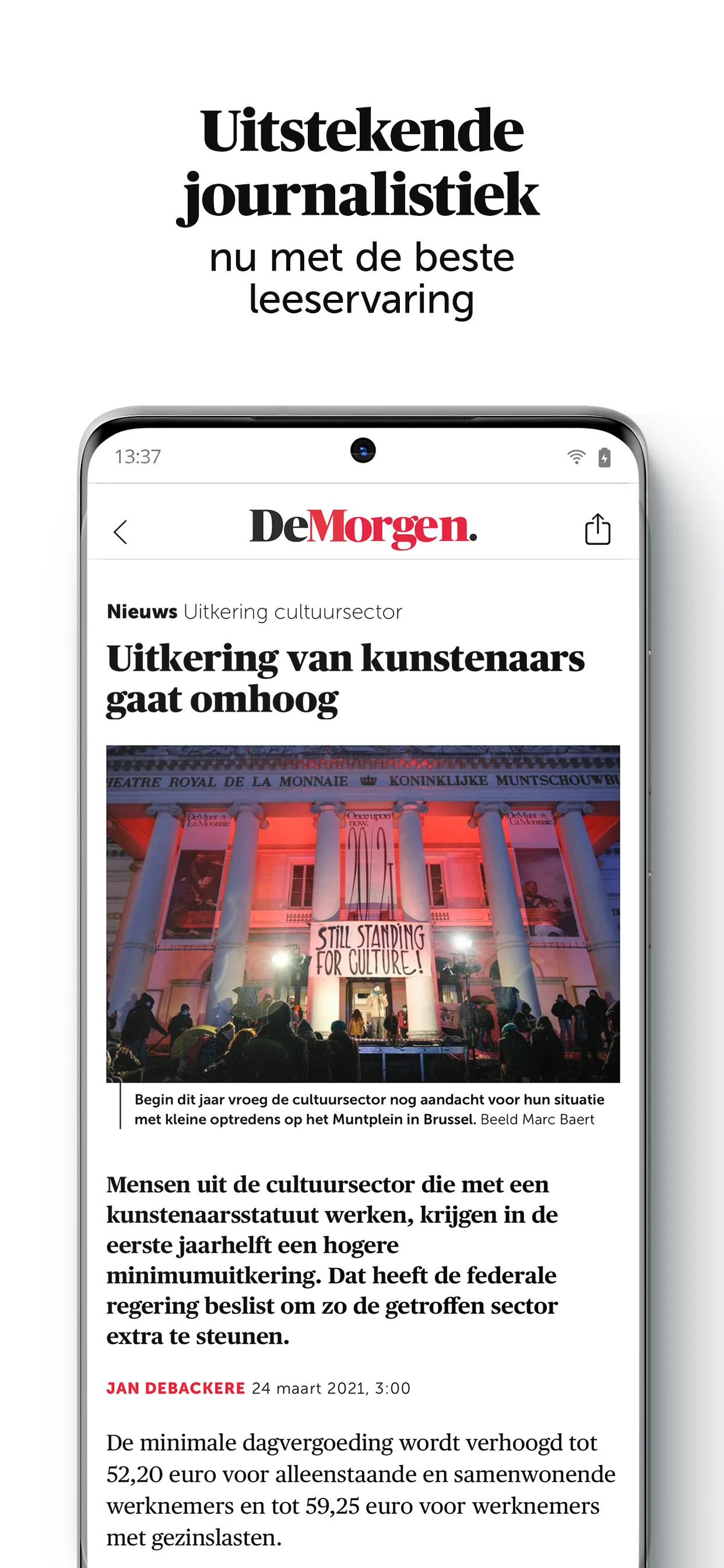 De Morgen: nieuws & duiding | Indus Appstore | Screenshot