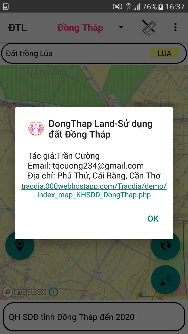 QH sử dụng đất Đồng Tháp | Indus Appstore | Screenshot